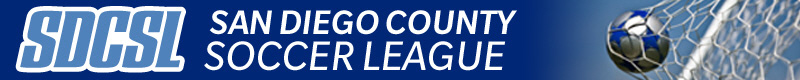 2010 San Diego County Soccer League banner